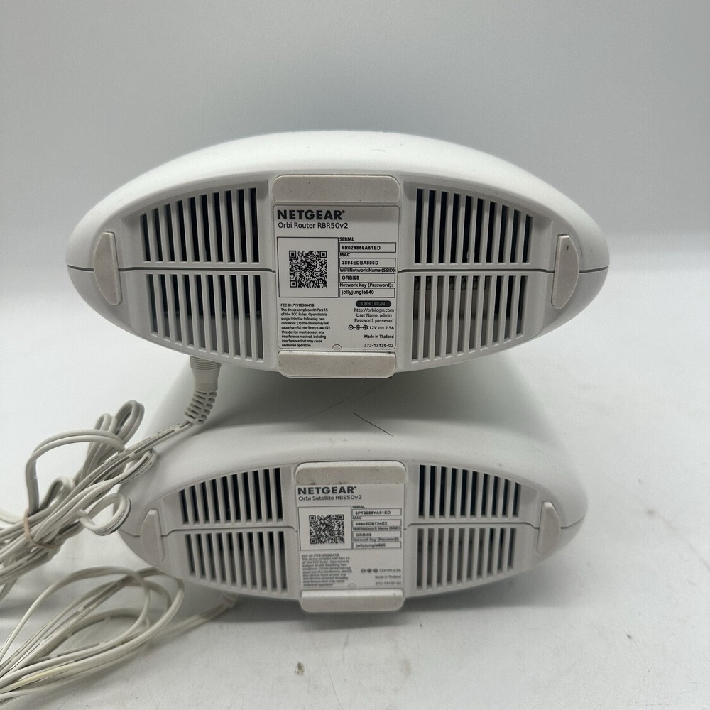 Netgear Orbi Mesh Tri-band AC3000 Router RBR50 Router with RBS50 Satellite - Picture 6 of 6